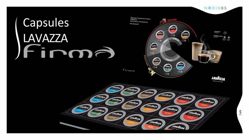 Présentation des capsules Lavazza Firma